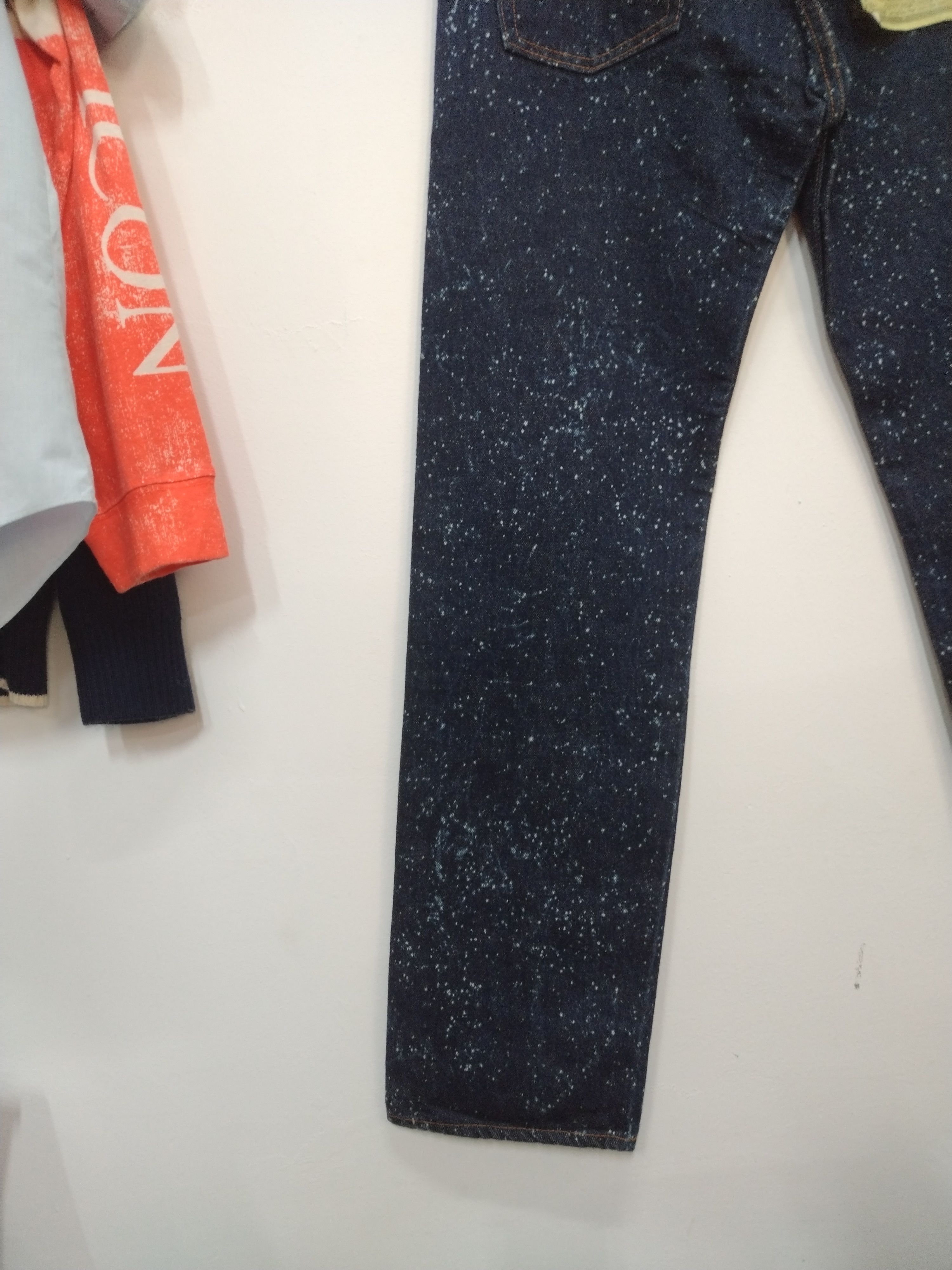 Levi's 🔥AUTHENTIC SNOW WASH NOS VTG LEVIS 501 INDIGO DENIM Size US 32 / EU 48 - 19 Thumbnail