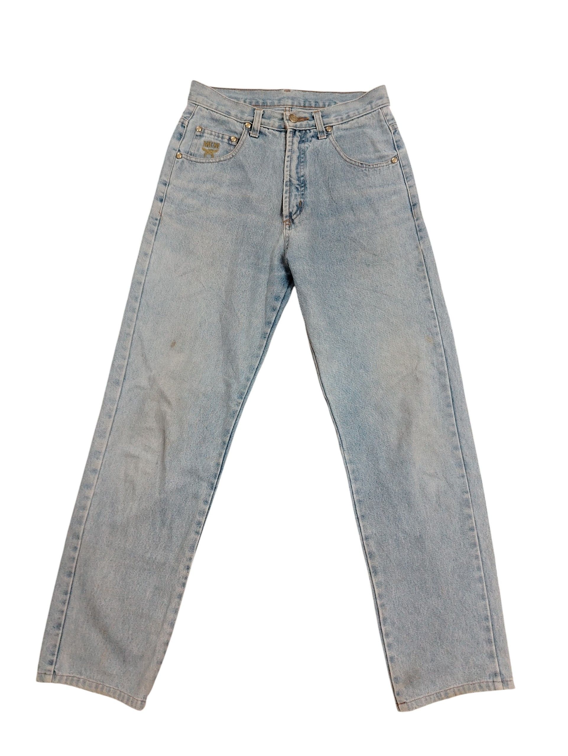 MCM Vintage MCM embroidered jeans Size 28" / US 6 / IT 42 - 1 Thumbnail