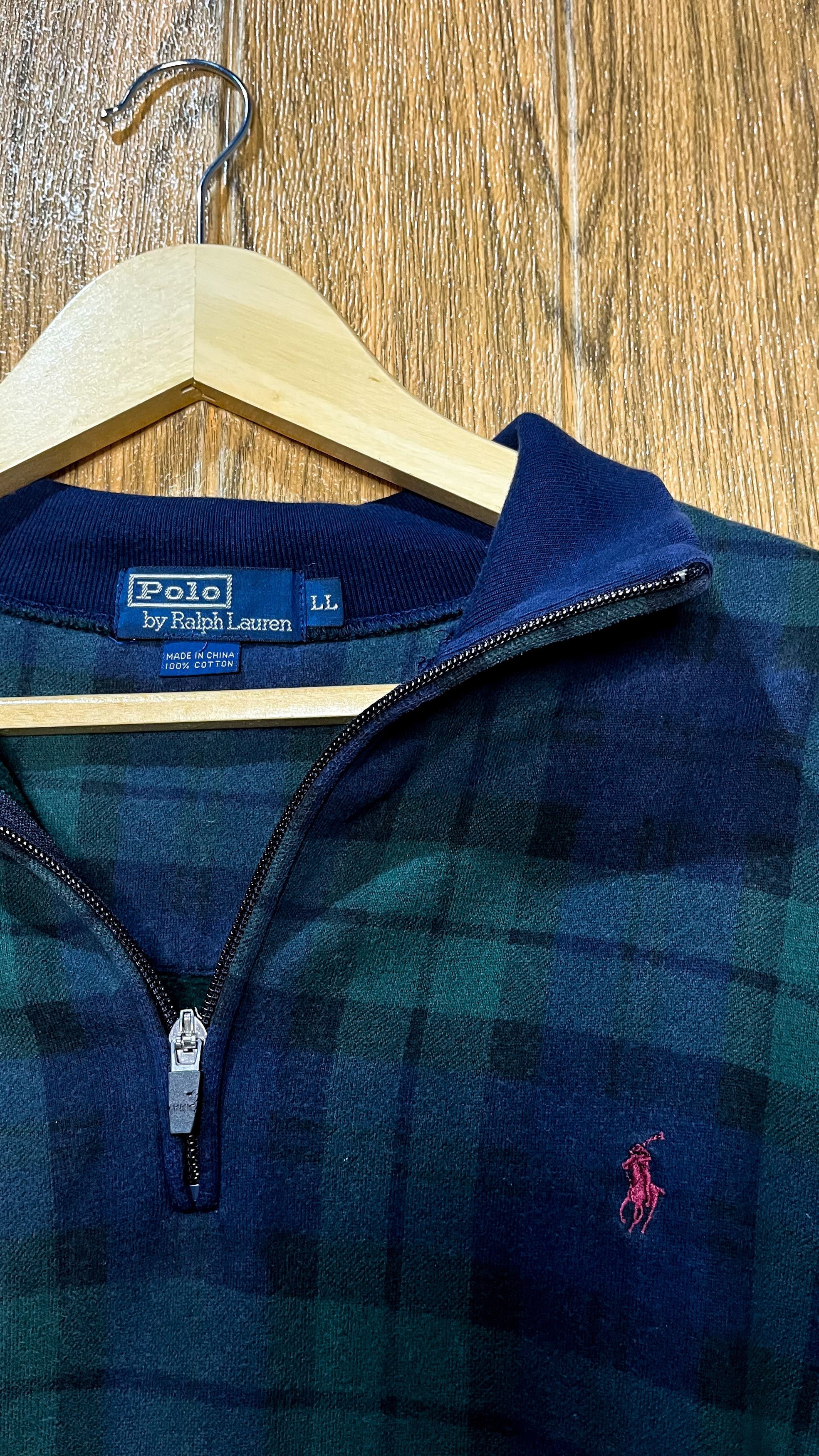 Polo Ralph Lauren × Vintage Polo Ralph Lauren Half-Zip / Polo Ralph Lauren Zip Up Jacket Size US XL / EU 56 / 4 - 2 Thumbnail