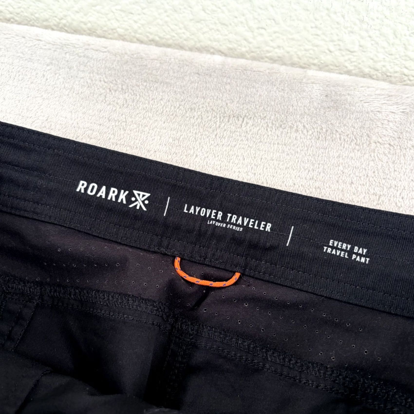 Roark Roark Pants Mens 34 Black Revival Layover Traveler Men 34x31 Slim Fit Dura Stretch Size US 34 / EU 50 - 2 Thumbnail