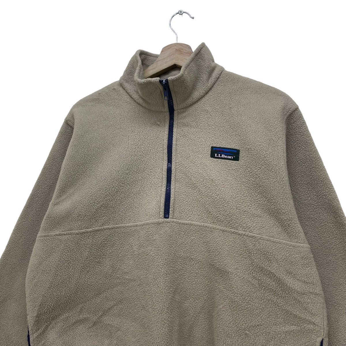 L.L. Bean × Vintage 💥Vintage Ll Bean Flecee Half Zip Pull Over Jacket Size US M / EU 48-50 / 2 - 3 Thumbnail