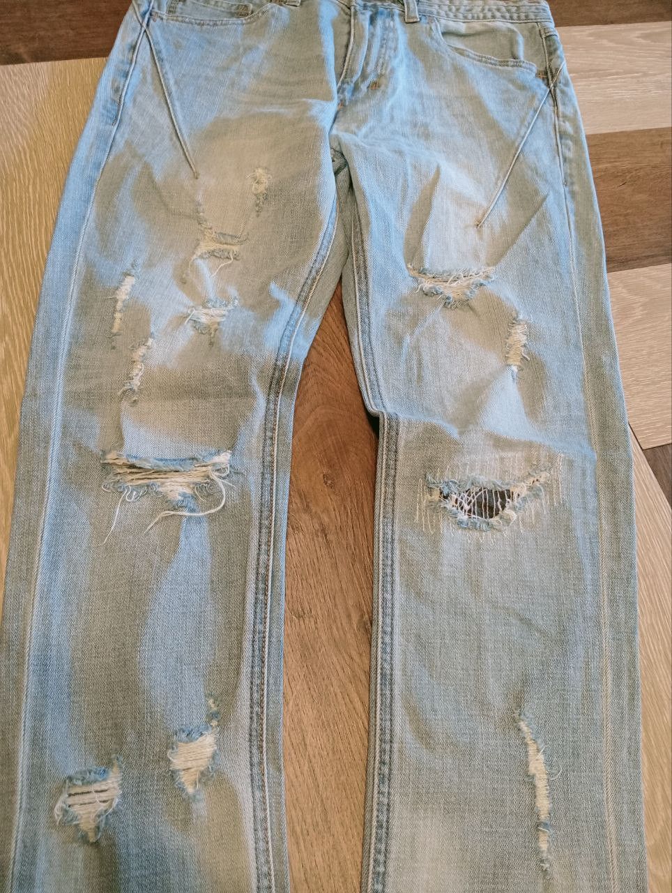 Number (N)ine NUMBER NINE JAPAN DISTRESSED LOOK SKINNY PANTS Size US 30 / EU 46 - 5 Thumbnail
