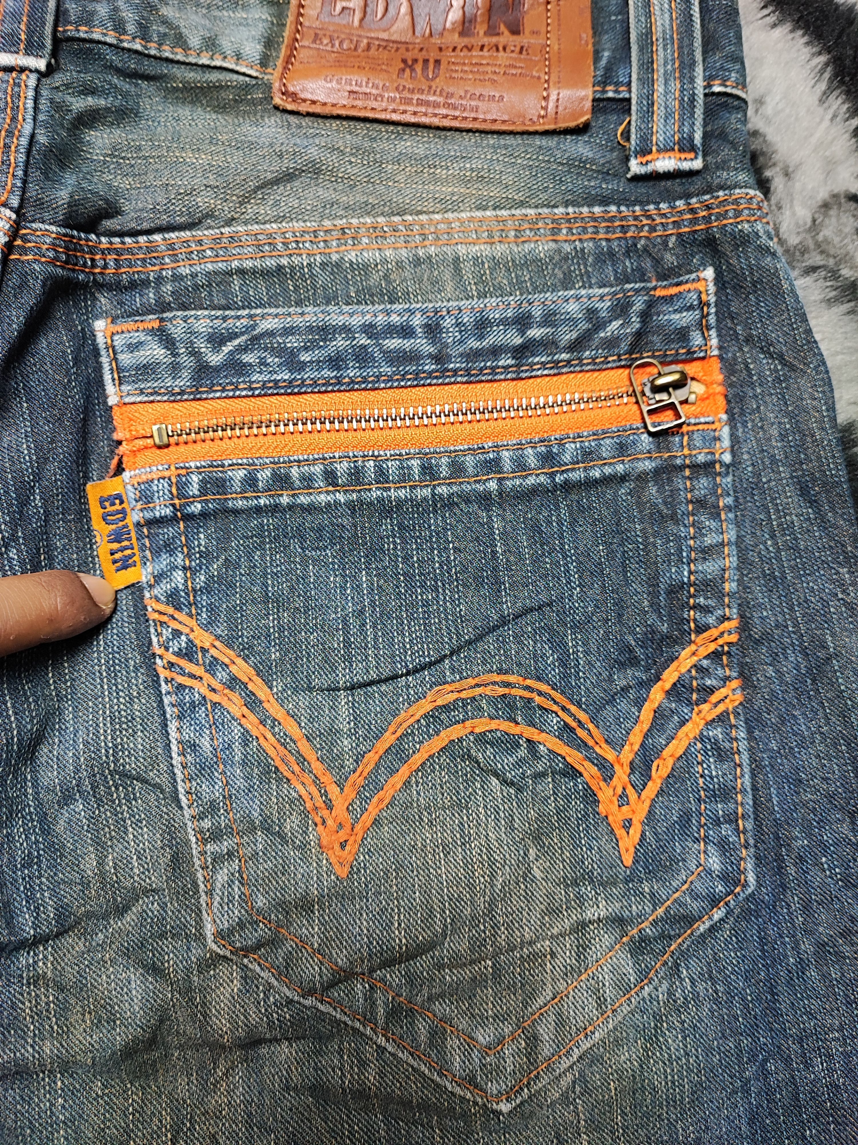 Edwin × JNCO × Southpole Baggy Rusty Denim by Edwin XV Exclusive Vintage. Size US 32 / EU 48 - 13 Thumbnail