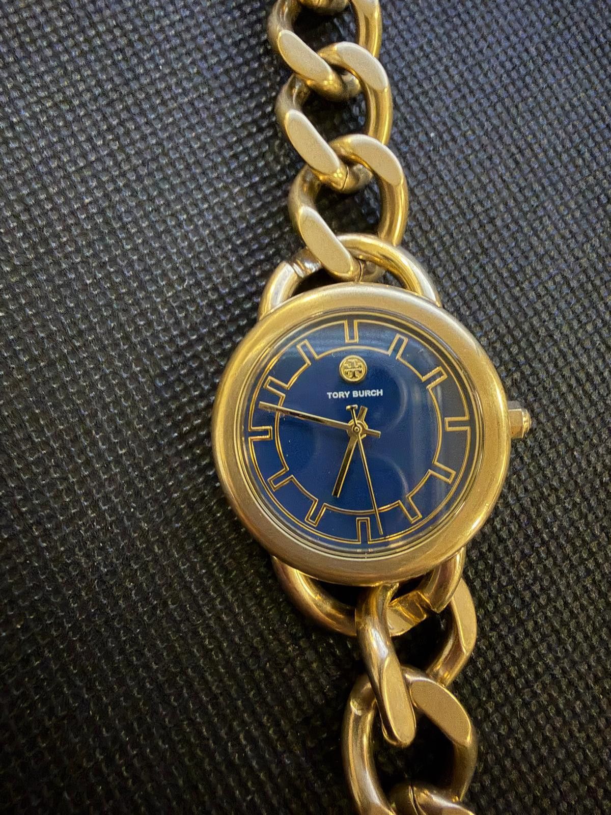 Other TORY BURCH Ravello Women's Gold Watch, Navy Blue Dial Size ONE SIZE - 8 Thumbnail