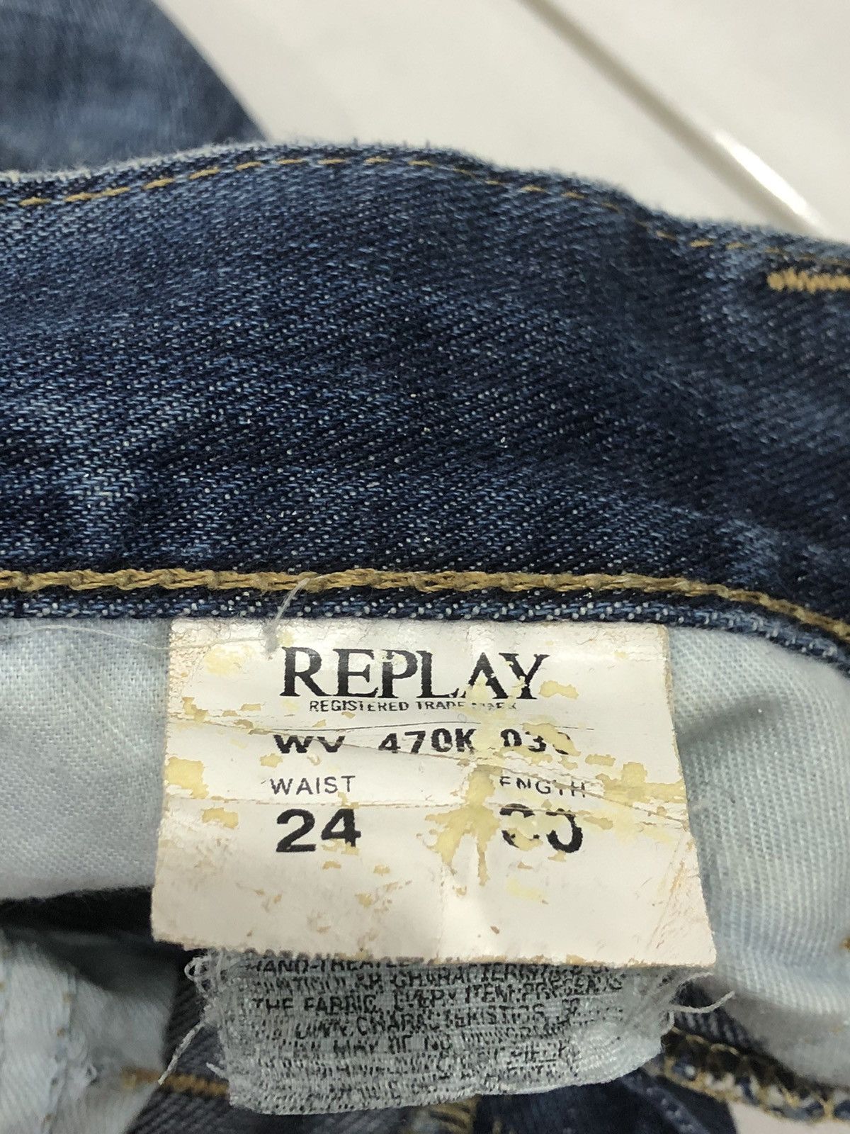 Replay EMBROIDERY REPLAY BRAND JEANS Size 30" / US 8 / IT 44 - 9 Thumbnail