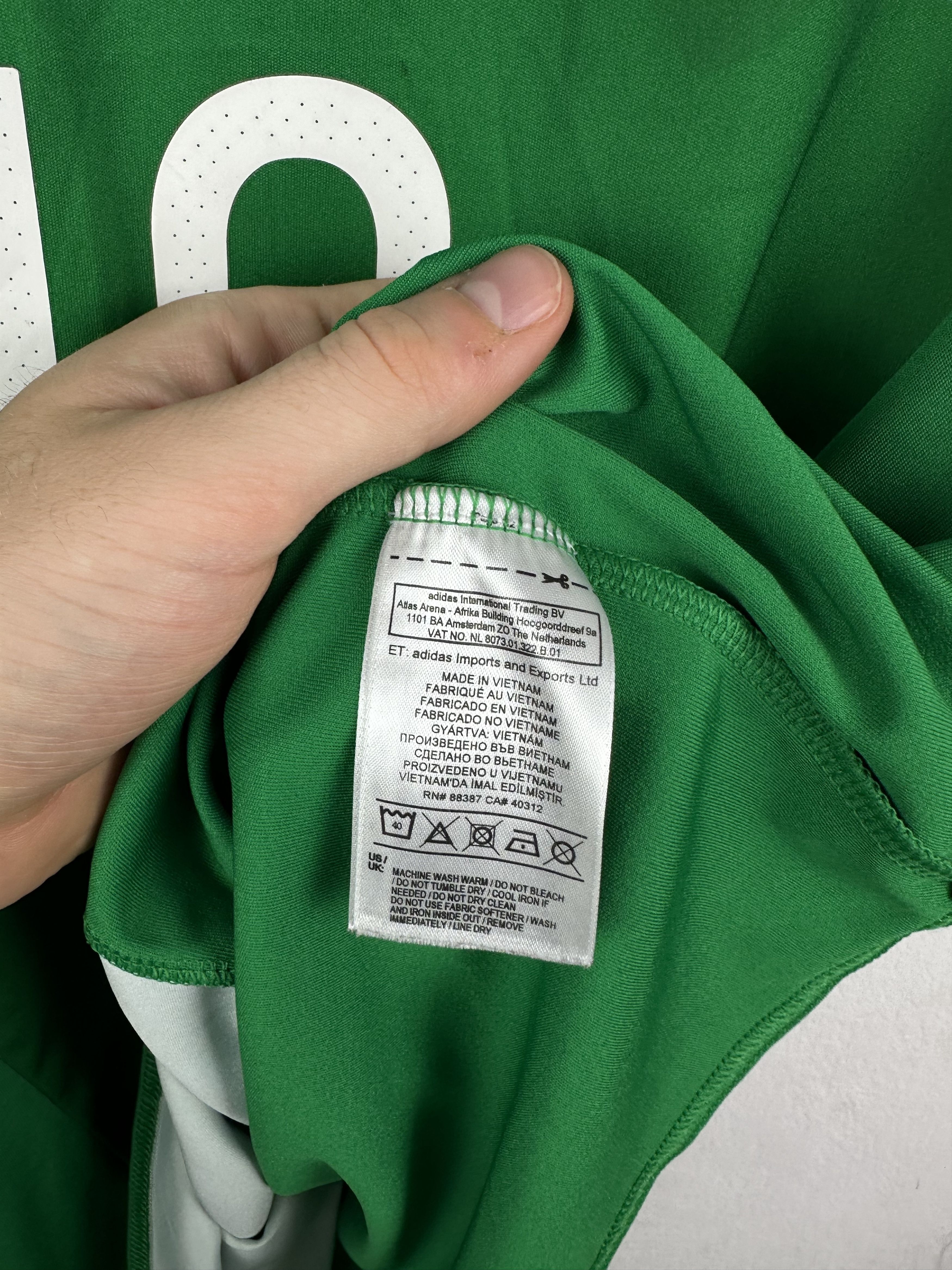 Adidas Northern Ireland football shirt 2015 #19 Allan Adidas Jersey Size US L / EU 52-54 / 3 - 12 Thumbnail