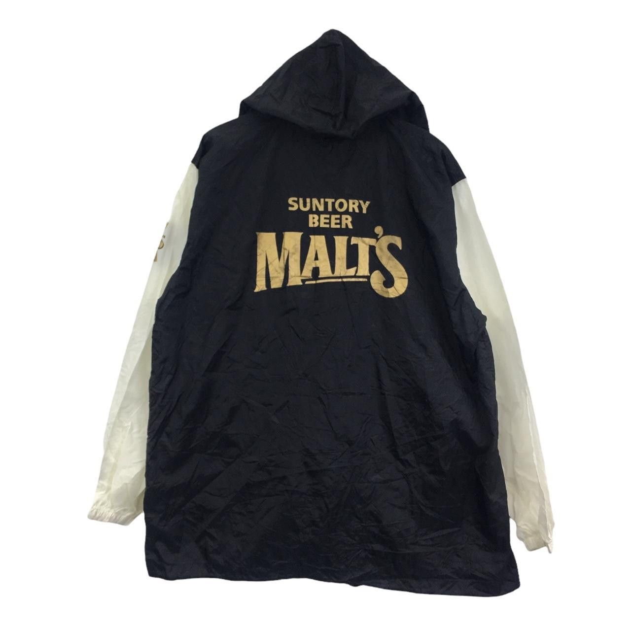 Vintage Vtg 90’ MALTS SUNTORY BEER Baseball Varsity Jacket Hoodie Size US XL / EU 56 / 4 - 4 Thumbnail