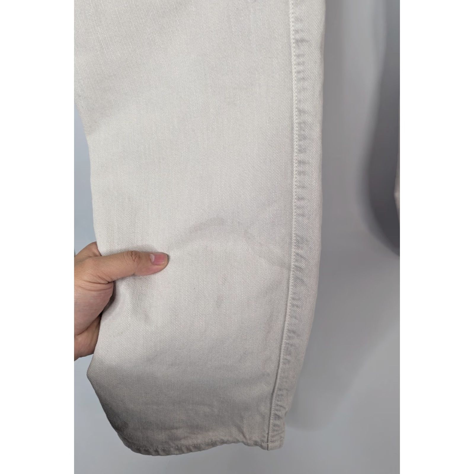 Outerknown VINTAGE Outerknown Jeans Adult 38x32 Light Gray S.E.A Drifter Tapered Fit Organic Cotton Size US 38 / EU 54 - 7 Thumbnail