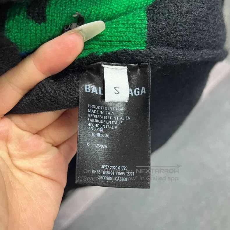Balenciaga Balenciaga Latest Black Logo Letter Inlaid Loose Edition Ro Size US S / EU 44-46 / 1 - 4 Thumbnail