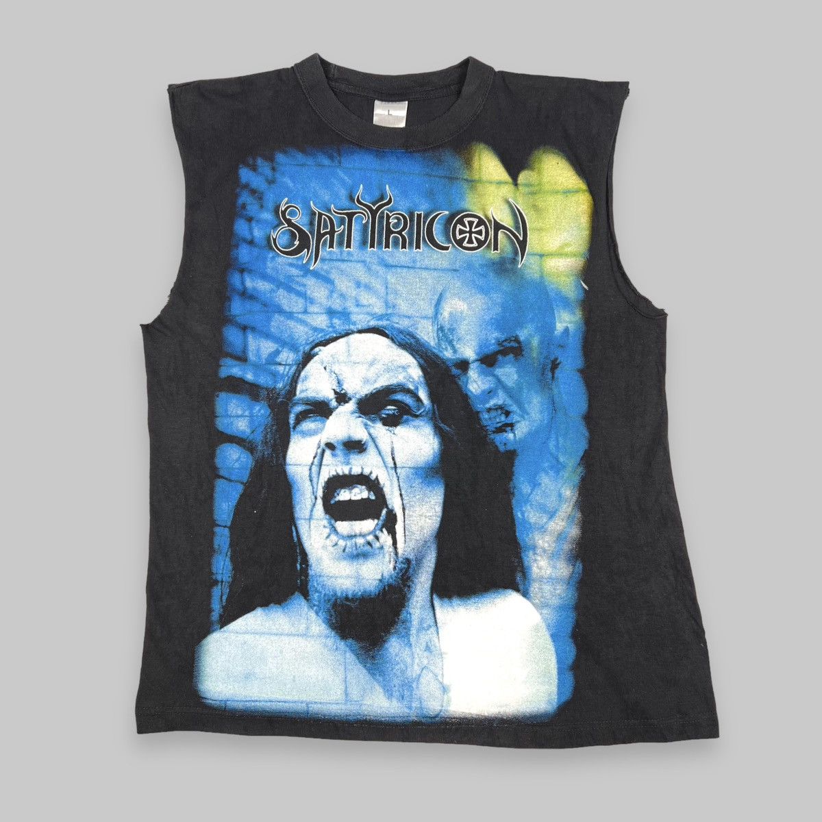 Band Tees Vintage 1999 Satyricon ‘Rebel Extravaganza’ Cut Off T Shirt Size US L / EU 52-54 / 3 - 1 Thumbnail