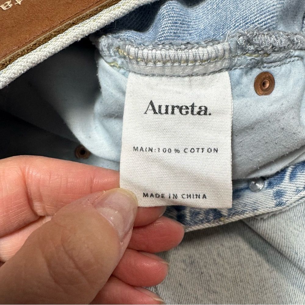 Other Aureta Sara Straight Leg Blue Dawn Jeans Size 27'' Size 27" / US 4 / IT 40 - 8 Thumbnail