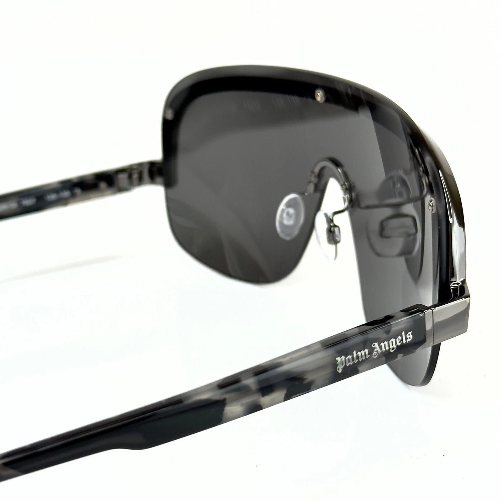 Palm Angels PALM ANGELS PERI10I 10I KING Gray Black Mask Unisex Fashion Size ONE SIZE - 7 Thumbnail