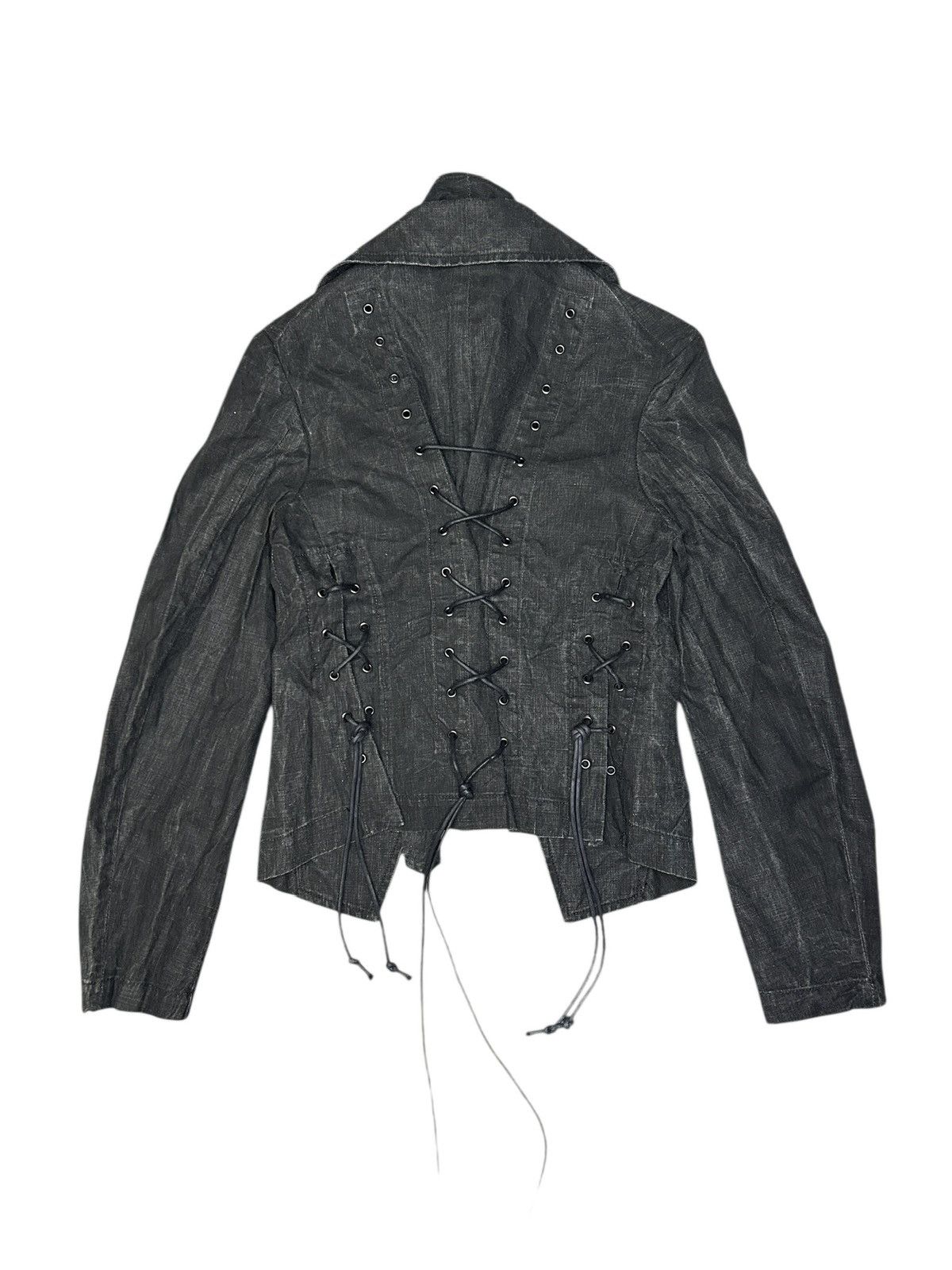 Y's Lace Up Blazer Size S / US 4 / IT 40 - 1 Thumbnail