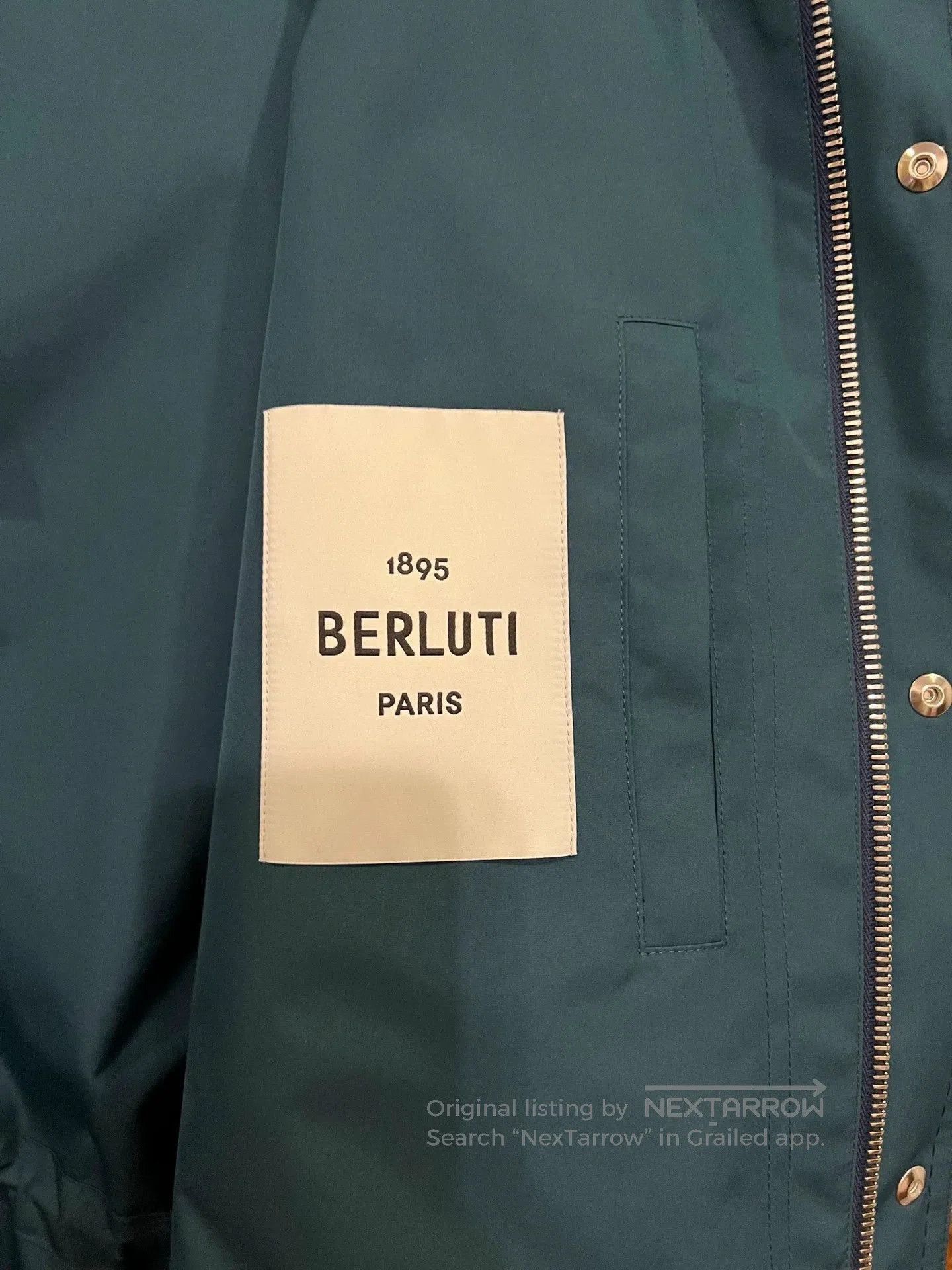 Berluti Multi-Color Long Hooded Coat Size S. Size US S / EU 44-46 / 1 - 5 Thumbnail