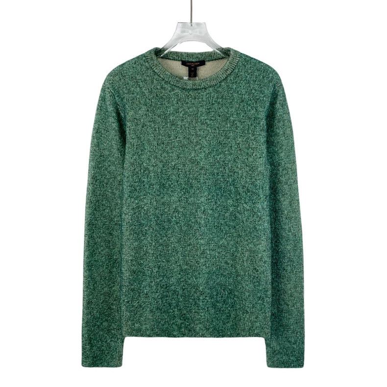 Louis Vuitton Louis Vuitton Green Wool Knit Sweater-yf Size US XS / EU 42 / 0 - 1 Thumbnail