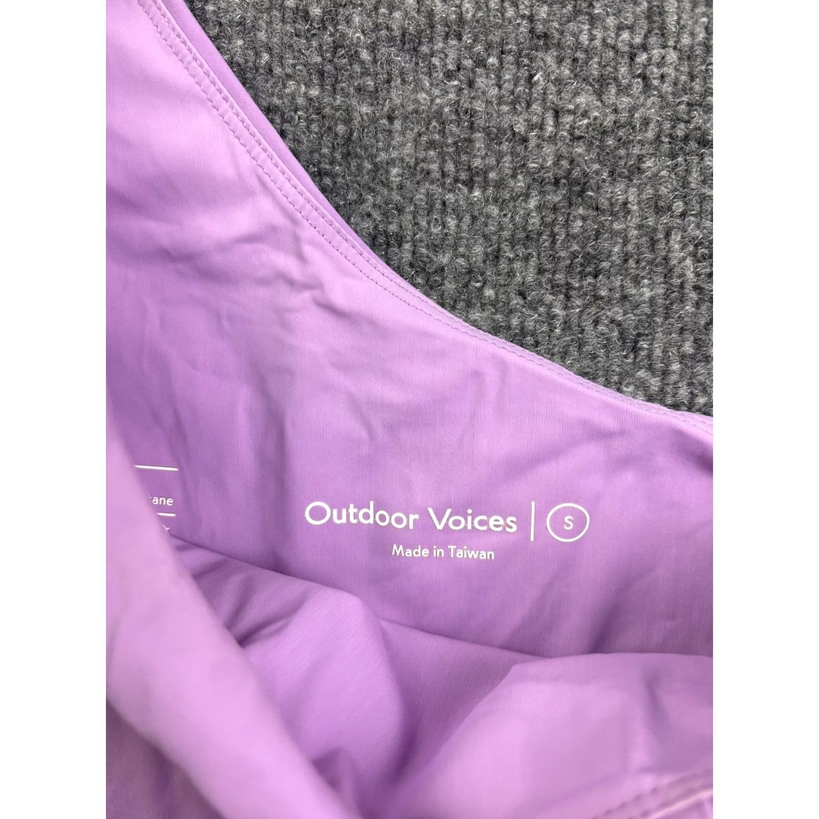 Outdoor Voices Outdoor Voices Dress Womens Small Purple One Shoulder A-Line Sundress Casual Size S / US 4 / IT 40 - 4 Thumbnail