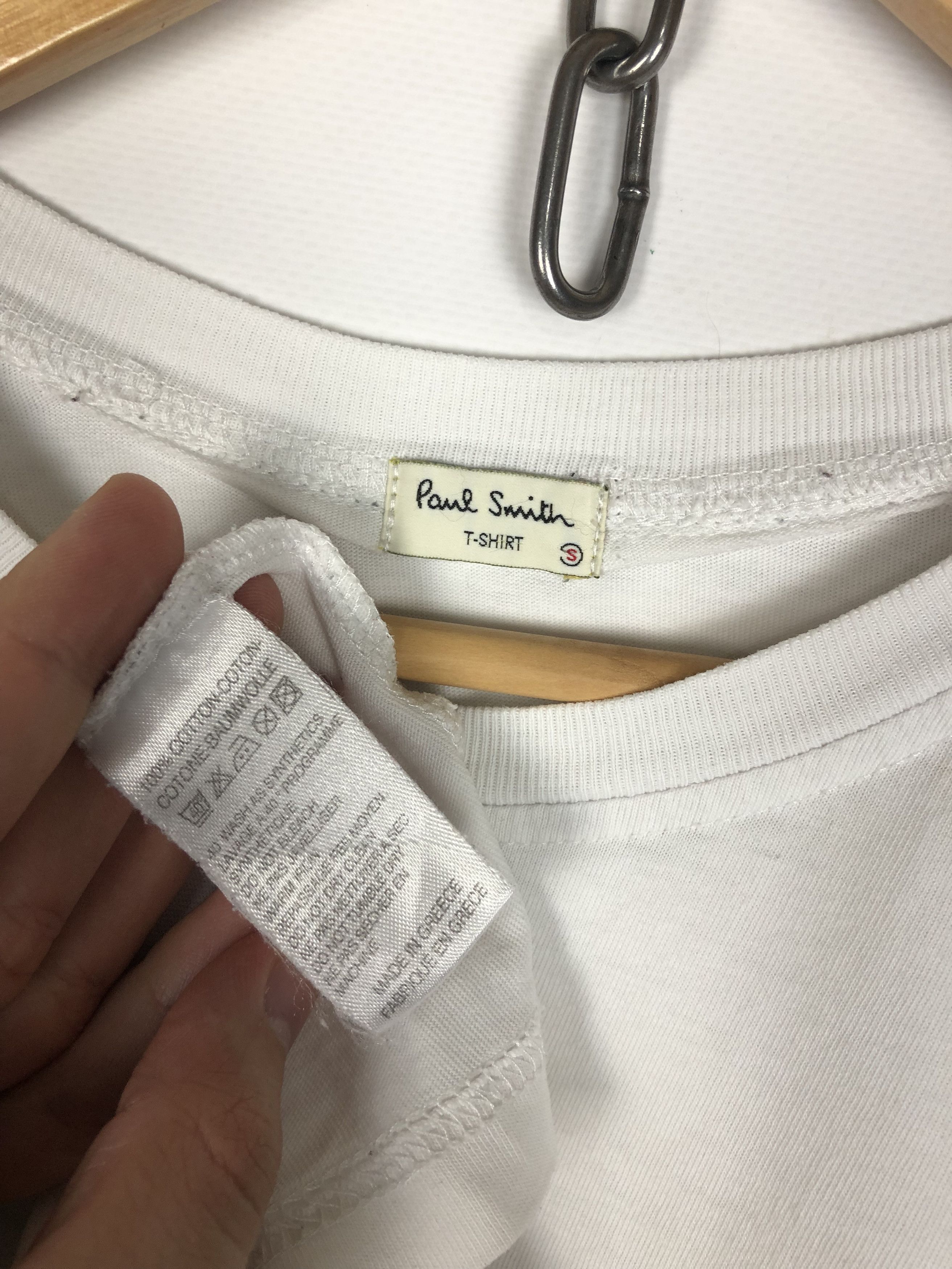 Paul Smith Paul Smith T-Shirt Zebra Logo White Tee size S Size US S / EU 44-46 / 1 - 8 Thumbnail