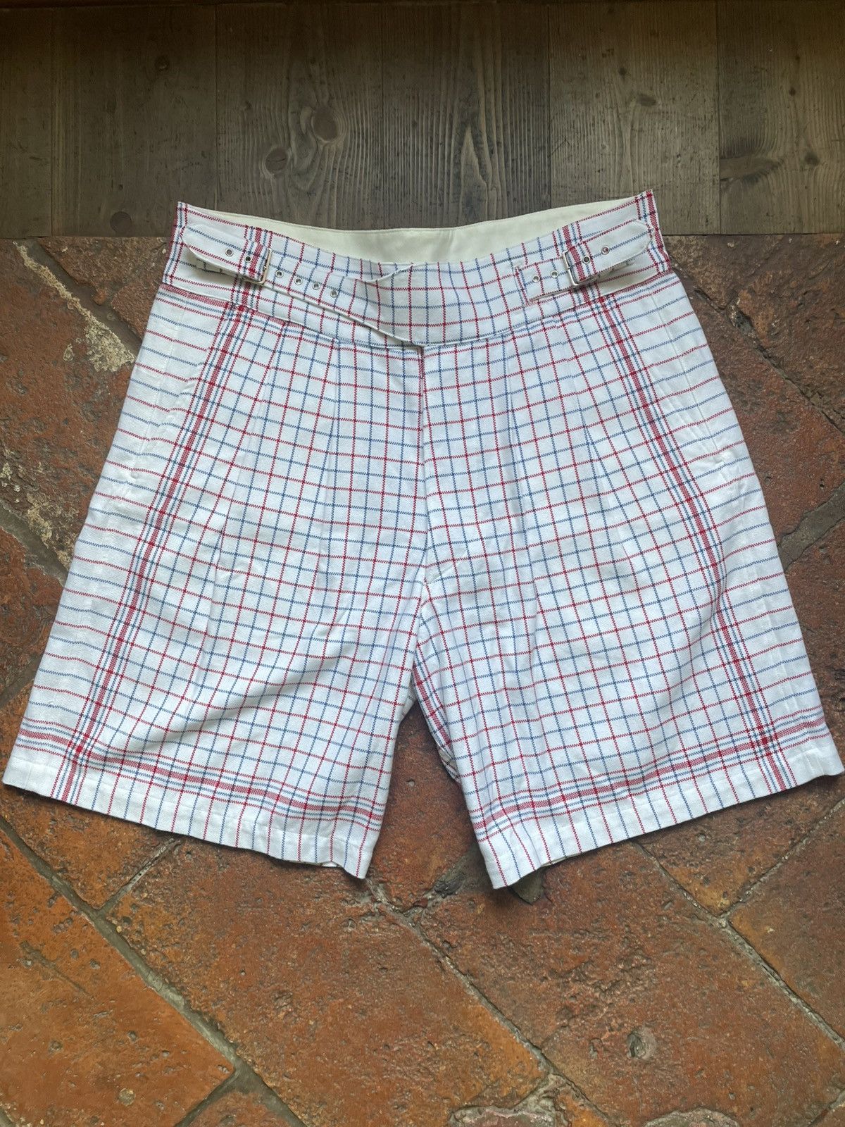 Maison Margiela Maison Margiela checked cotton-tweed shorts Size US 34 / EU 50 - 3 Thumbnail