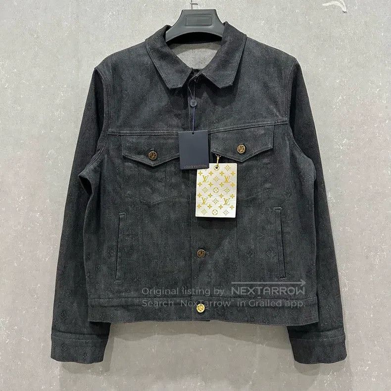 Louis Vuitton Louis Vuitton Dark print long-sleeve denim jacket Size US M / EU 48-50 / 2 - 1 Thumbnail