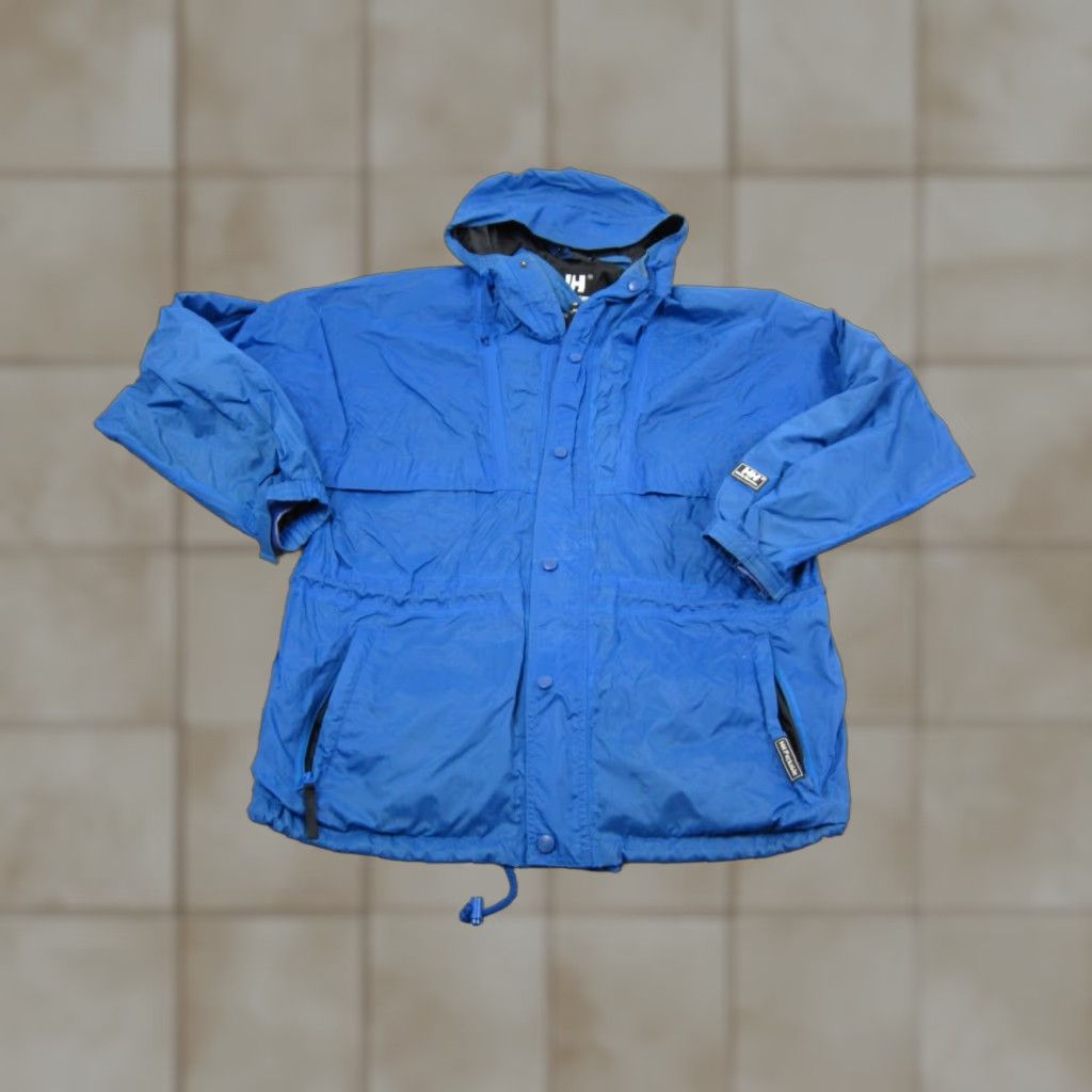 Helly Hansen VINTAGE Helly Hansen Jacket Men Small Blue Windbreaker Full Zip Packable All Seasons Nylon Logo Men Size US S / EU 44-46 / 1 - 1 Thumbnail