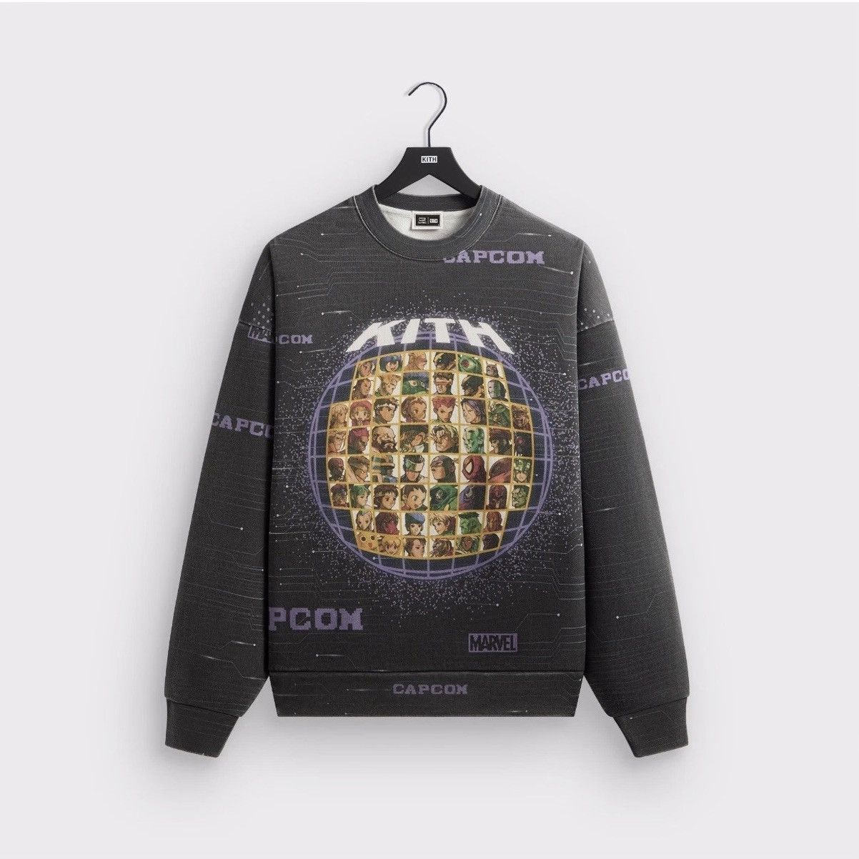 Kith × Marvel Comics Marvel vs. Capcom | Kith Character Select Vintage Crewneck Size US M / EU 48-50 / 2 - 1 Thumbnail