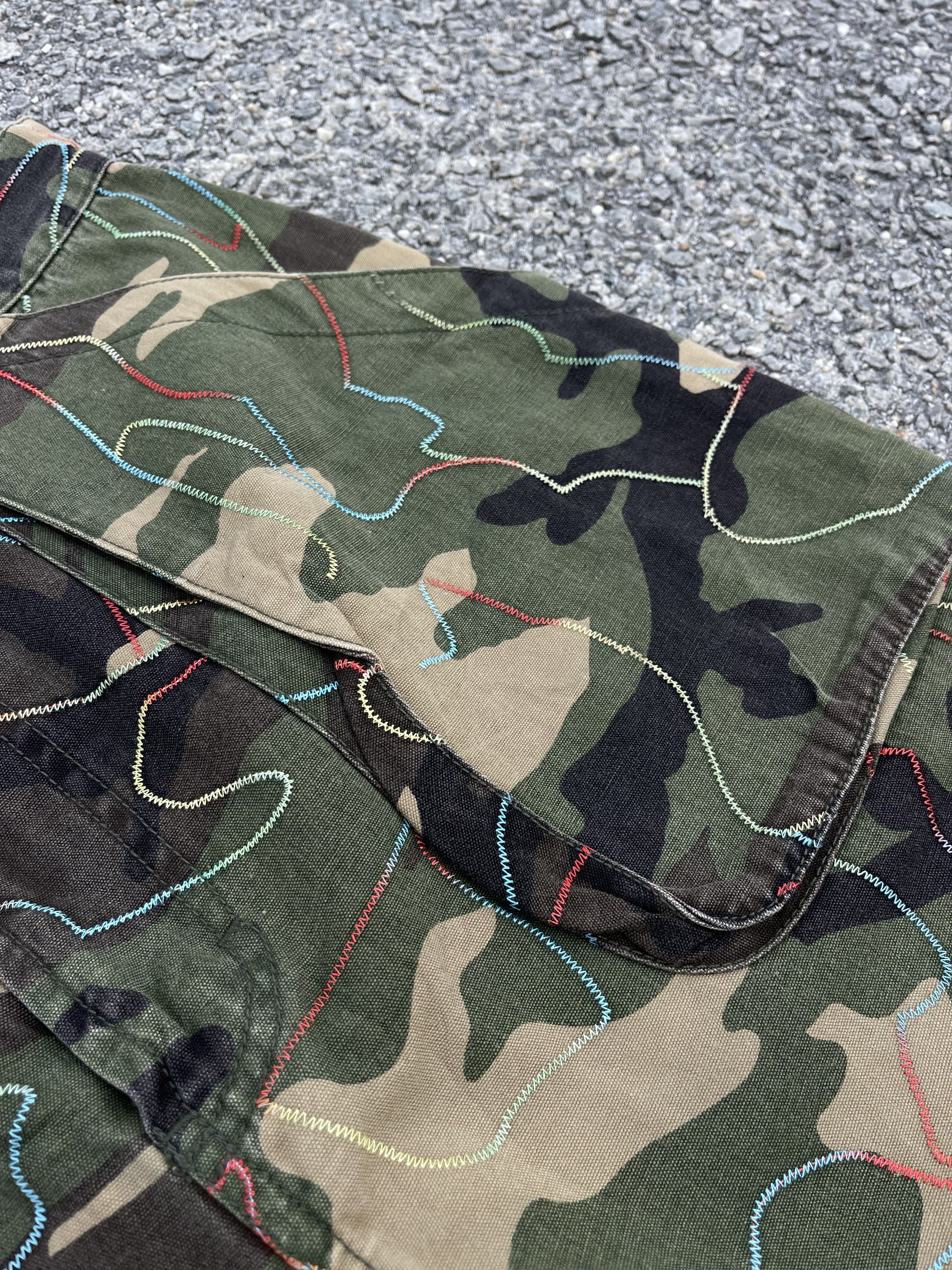 55DSL × Le Grande Bleu (L.G.B.) Army Camouflage Cargo Rainbow Embroidery Stitching Size US 30 / EU 46 - 6 Thumbnail
