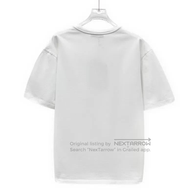 Prada Prada 23 white triangle cotton round-neck short-sleeved T- Size M / US 6-8 / IT 42-44 - 2 Thumbnail
