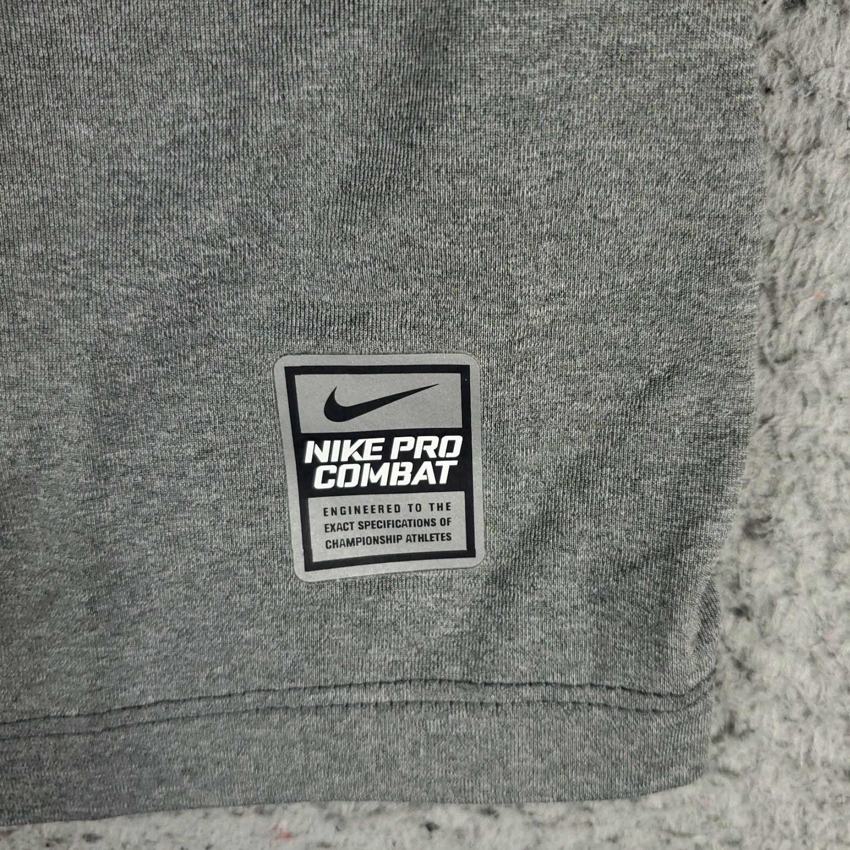 Nike Nike T Shirt Mens XL Gray Nike Pro Combat Swoosh Muscle Gym Training Size US XL / EU 56 / 4 - 4 Thumbnail