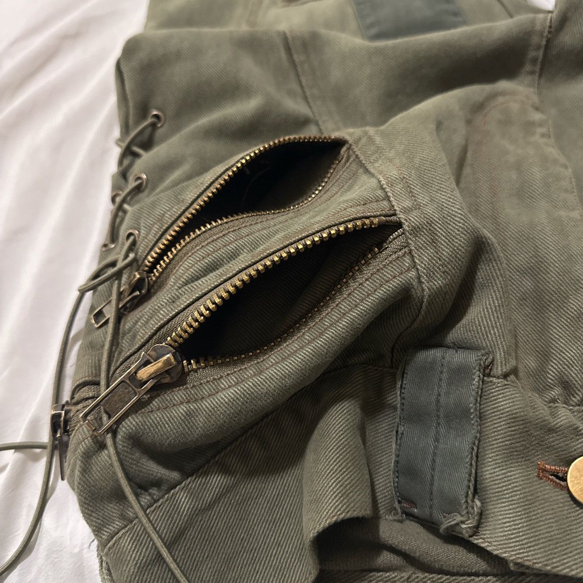 Other Reworked/ Up Cycled Cargo Pants Size US 32 / EU 48 - 4 Thumbnail