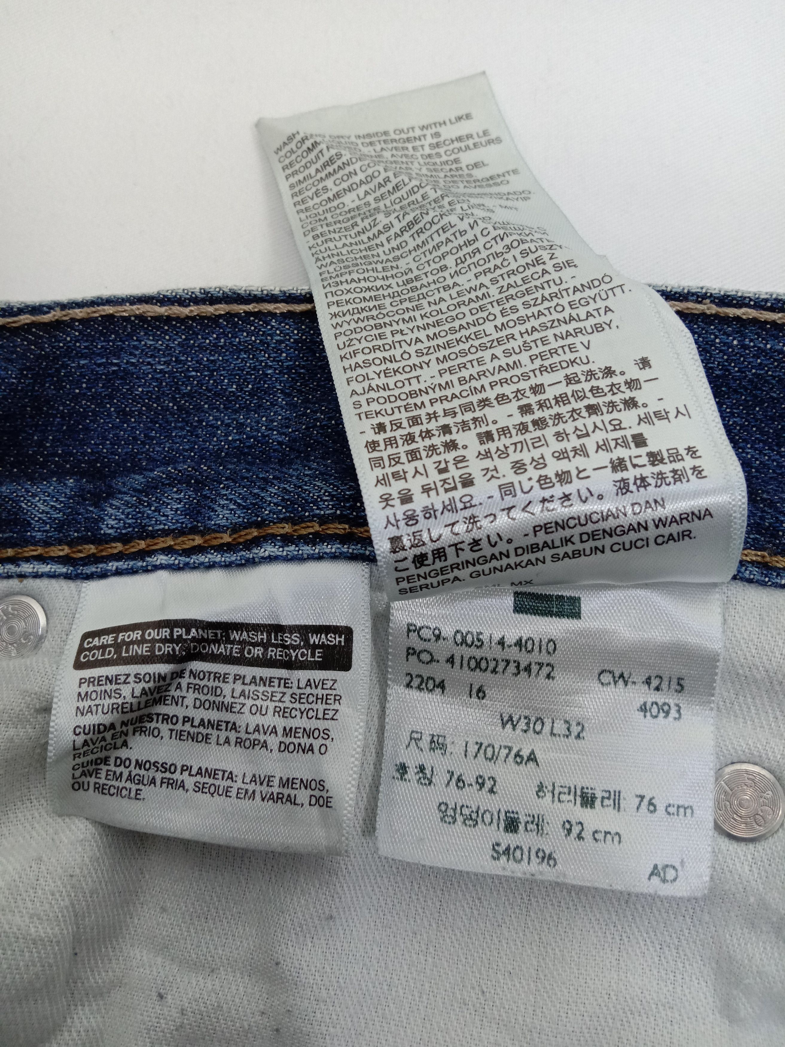Levi's Vintage Levi's 514 Jeans Earth Tone Ripped Denim Size US 30 / EU 46 - 13 Thumbnail