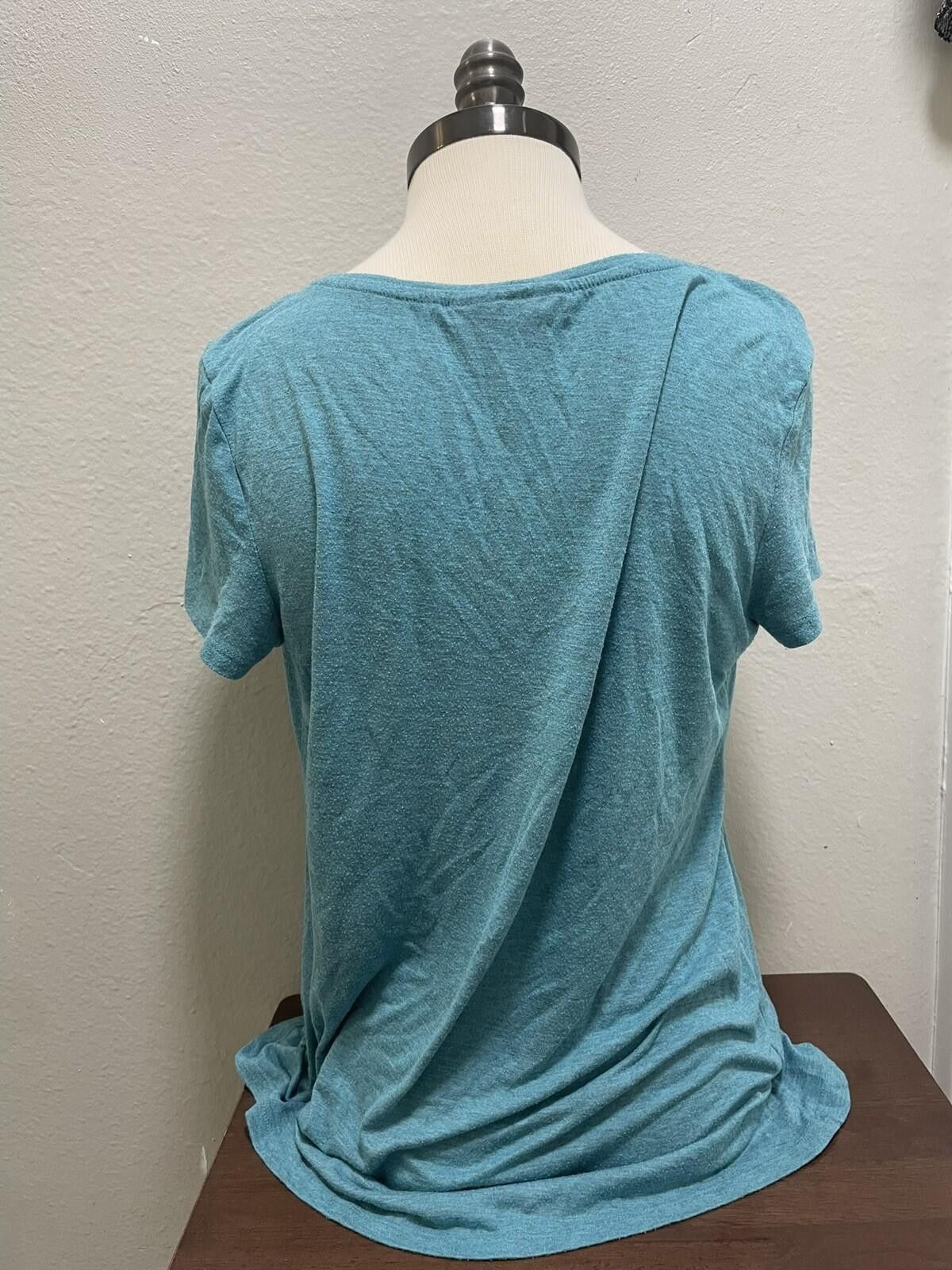 Other Y2K Paris T-Shirt Teal Artsy Scenes Chic Sz M Size M / US 6-8 / IT 42-44 - 3 Thumbnail