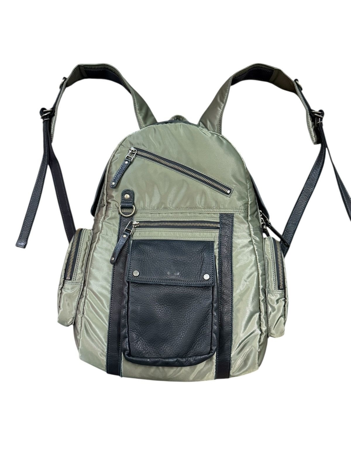 Japanese Brand RARE JYO ARVINISTA NYLON LEATHER BACKPACK Size ONE SIZE - 2 Thumbnail