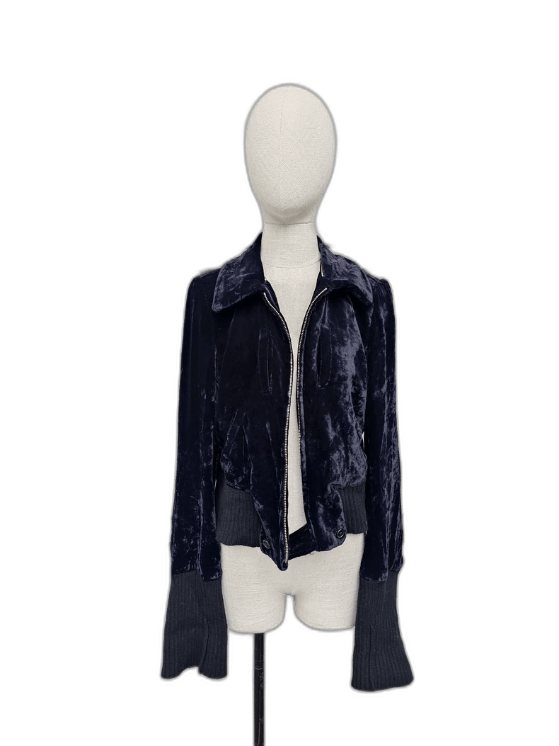 Ann Demeulemeester Ann Demeulemeester Velvet Jacket for Women Size S / US 4 / IT 40 - 1 Thumbnail