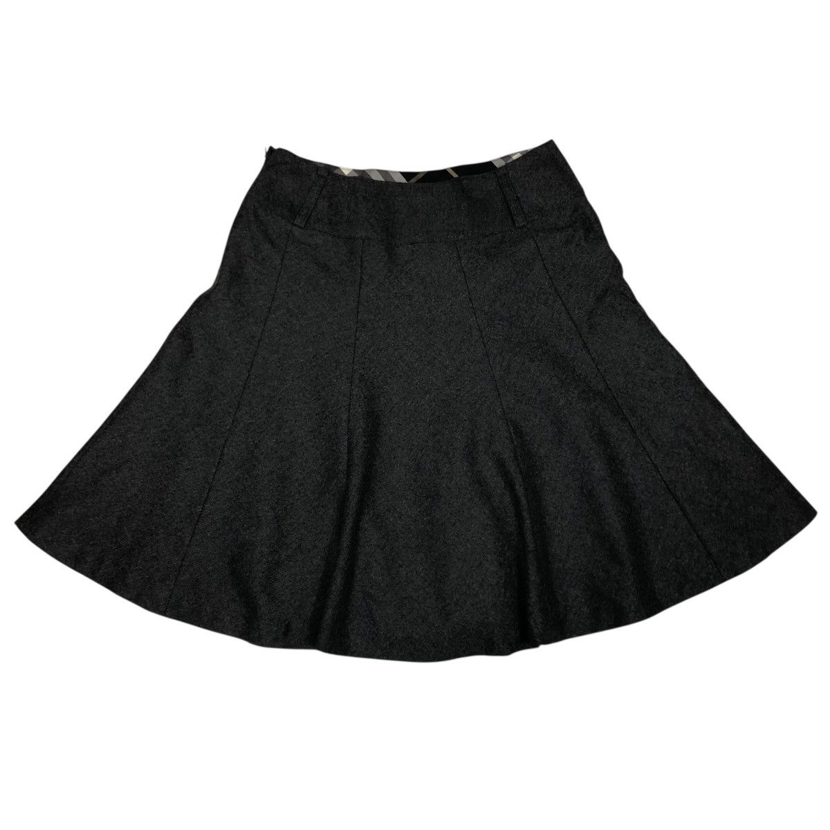 Burberry 🔥RICH BLACK VINTAGE SKIRT BURBERRY LONDON BLUE LABEL Size 26" / US 2 / IT 38 - 2 Thumbnail