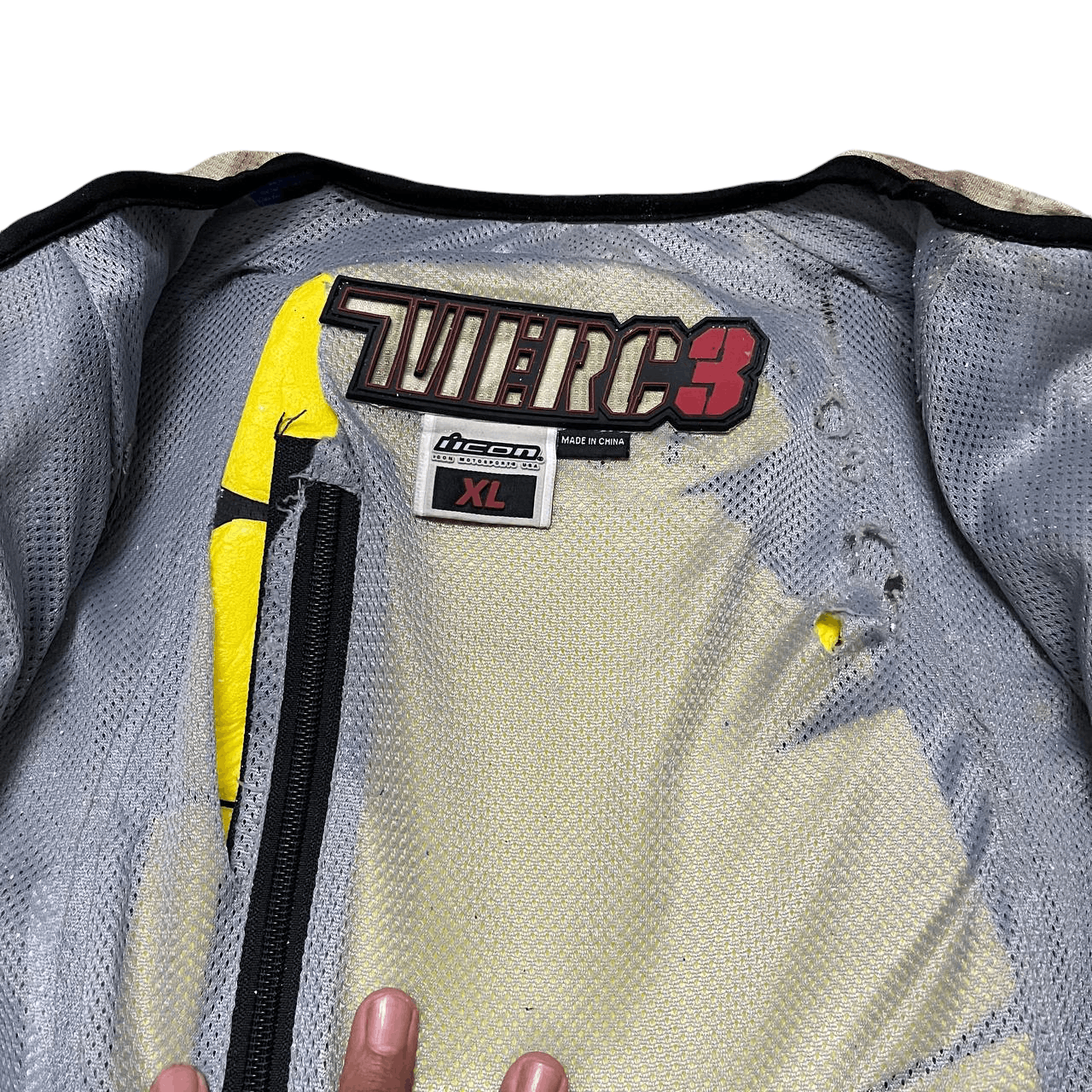 ICON Motorsports Vintage Icon Moto Racing Merc Stage Jacket with Padding Size US XL / EU 56 / 4 - 12 Thumbnail