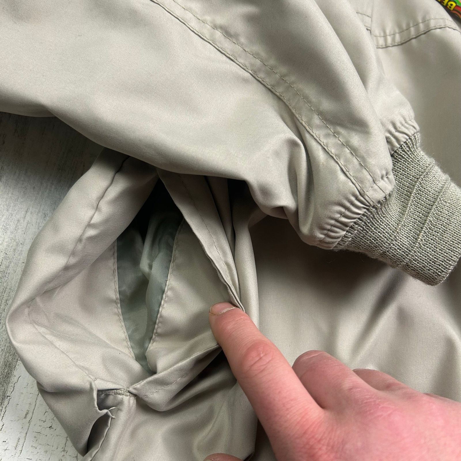 Members Only × Vintage Members Only Vintage 80s Khaki Pullover Windbreaker Size US L / EU 52-54 / 3 - 6 Thumbnail