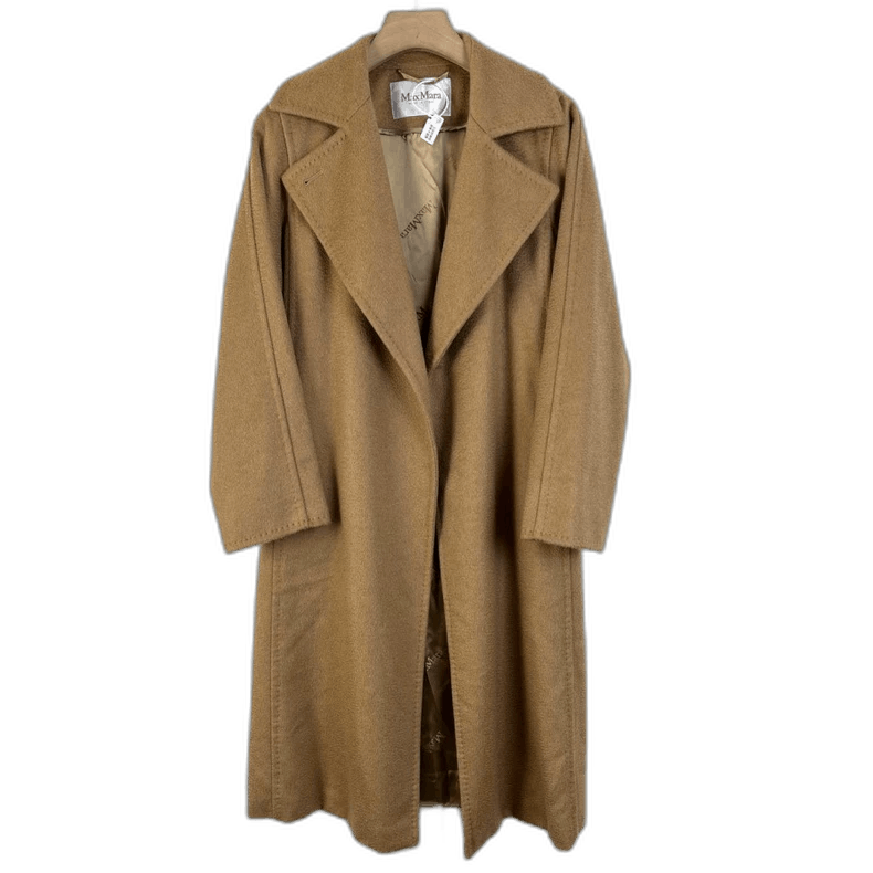 Max Mara Maxmara Long Camel Wool Coat Size XS / US 0-2 / IT 36-38 - 1 Thumbnail