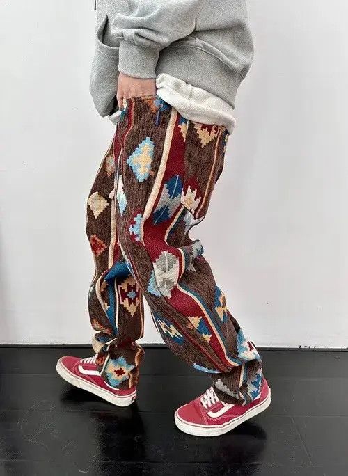 Japanese Brand Retro y2k bohemian hippie pants hip hop Size US 34 / EU 50 - 3 Thumbnail