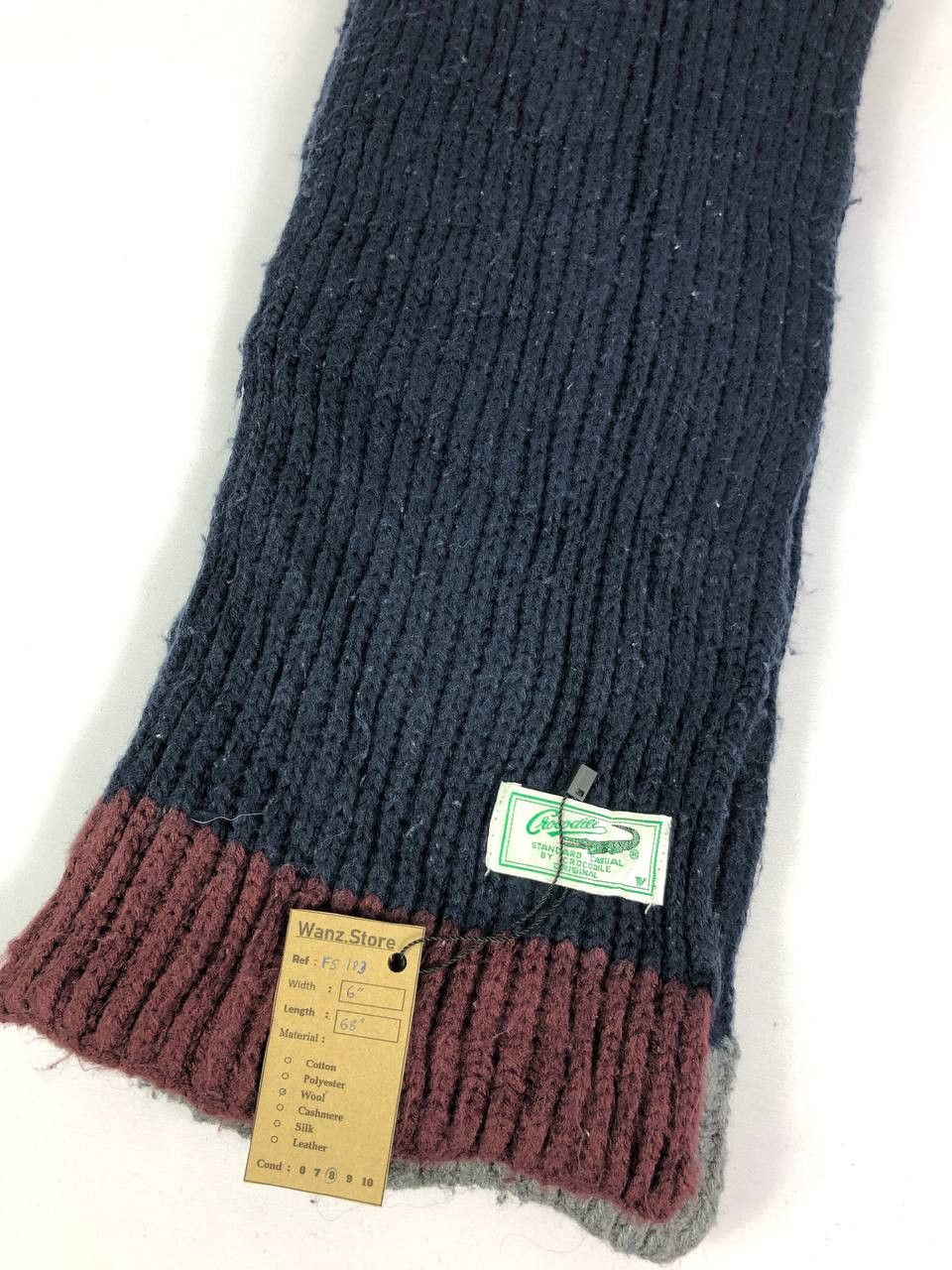 Vintage Crocodile Scarf / Muffler / Neckwear FS183 Size ONE SIZE - 4 Thumbnail
