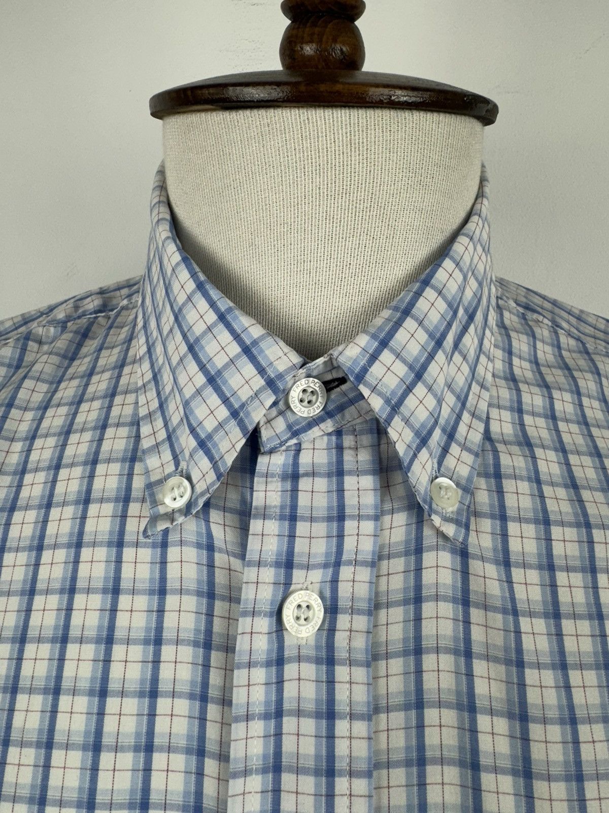 Fred Perry Men’s Vintage Fred Perry Short Sleeve Shirt size L Size US L / EU 52-54 / 3 - 3 Thumbnail