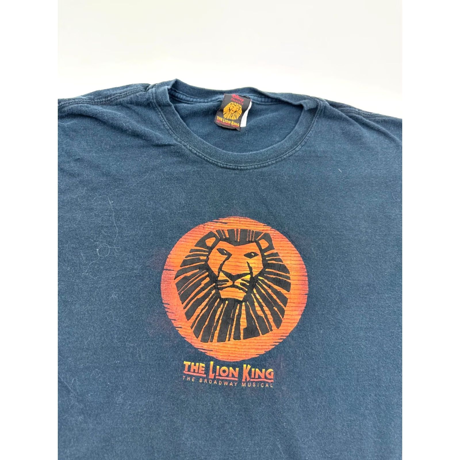 Disney VINTAGE Disney The Lion King Shirt Mens Large Black Crew Neck Short Sleeve Graphic Print 100% Cotton Movie Memorabilia Womens? Wait Size US L / EU 52-54 / 3 - 3 Thumbnail