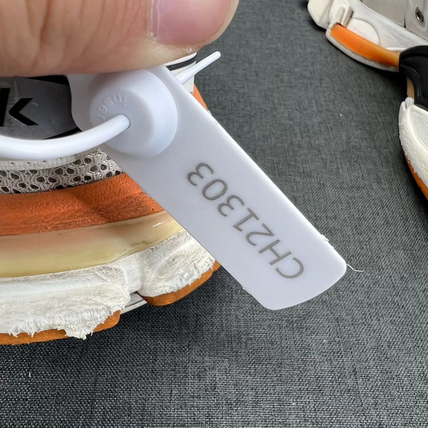 Balenciaga Balenciaga Track White Orange 37 Good Condition Size US 7 / IT 37 - 9 Thumbnail