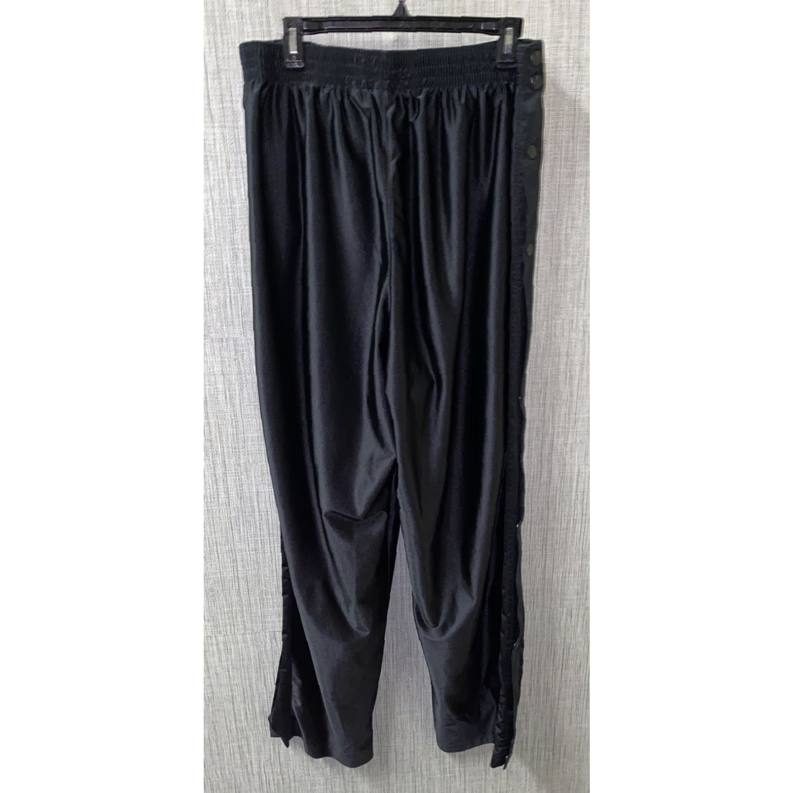 Nike Nike Mens Black Polyester Side Snap Workout Pants Size 2XL Size US 39 - 4 Thumbnail
