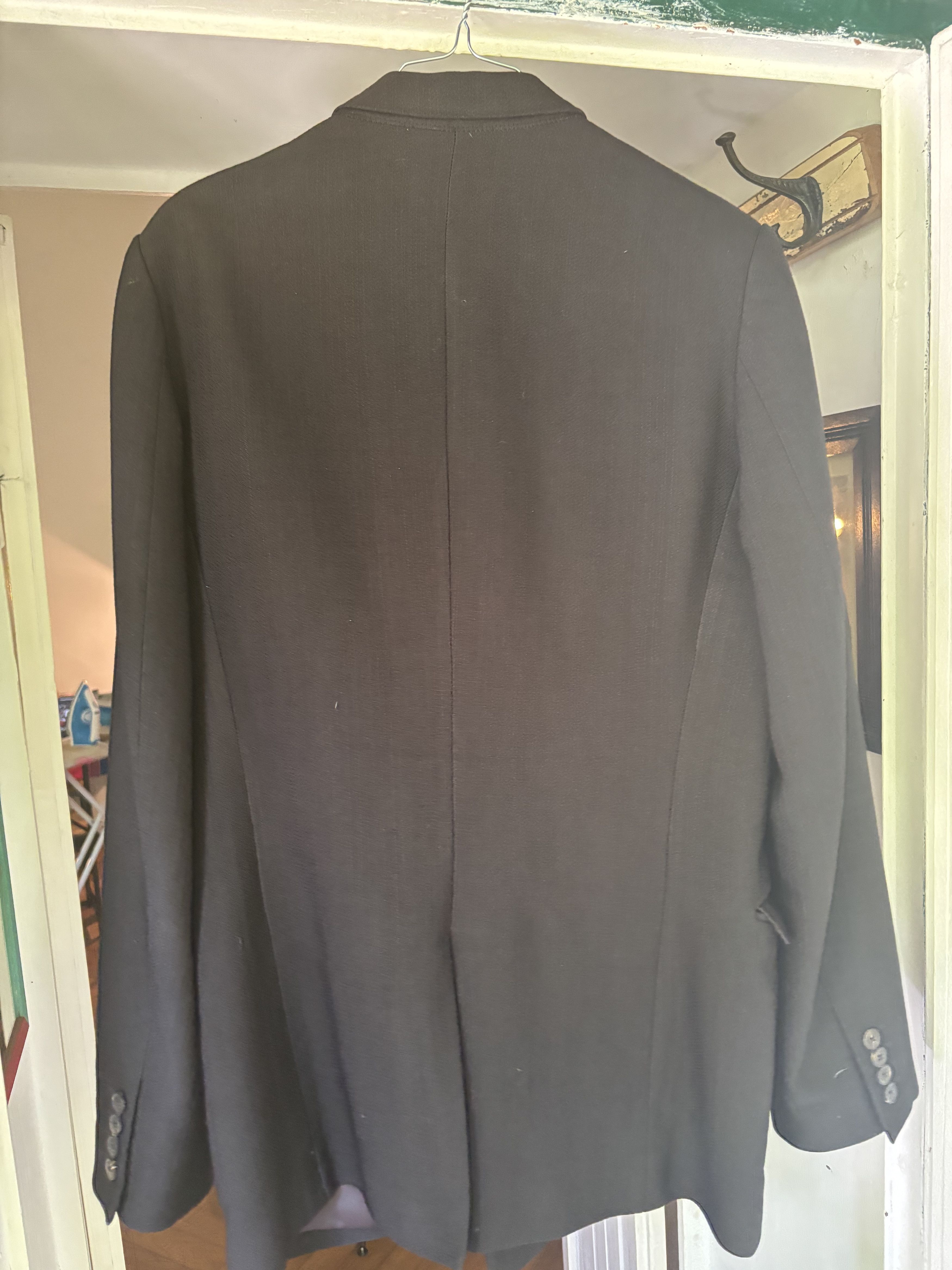 Dries Van Noten Dries Van Noten Double-Breasted Blazer – Wool & Paper Blend Size 48R - 3 Thumbnail