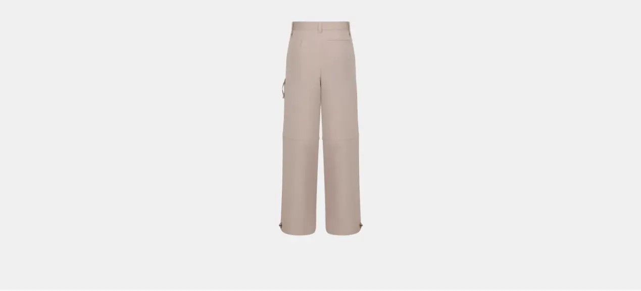 Dior o1w1db10824 Convertible Pants in Beige Size US 28 / EU 44 - 3 Thumbnail