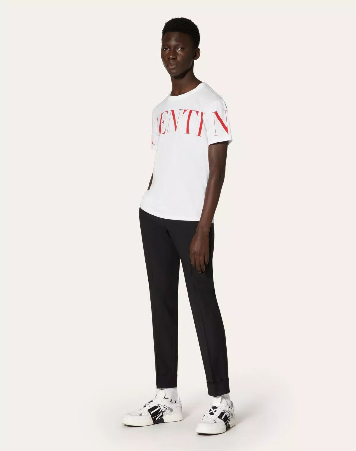 Valentino oc11z0725 Print T-Shirt in White Size US S / EU 44-46 / 1 - 2 Thumbnail