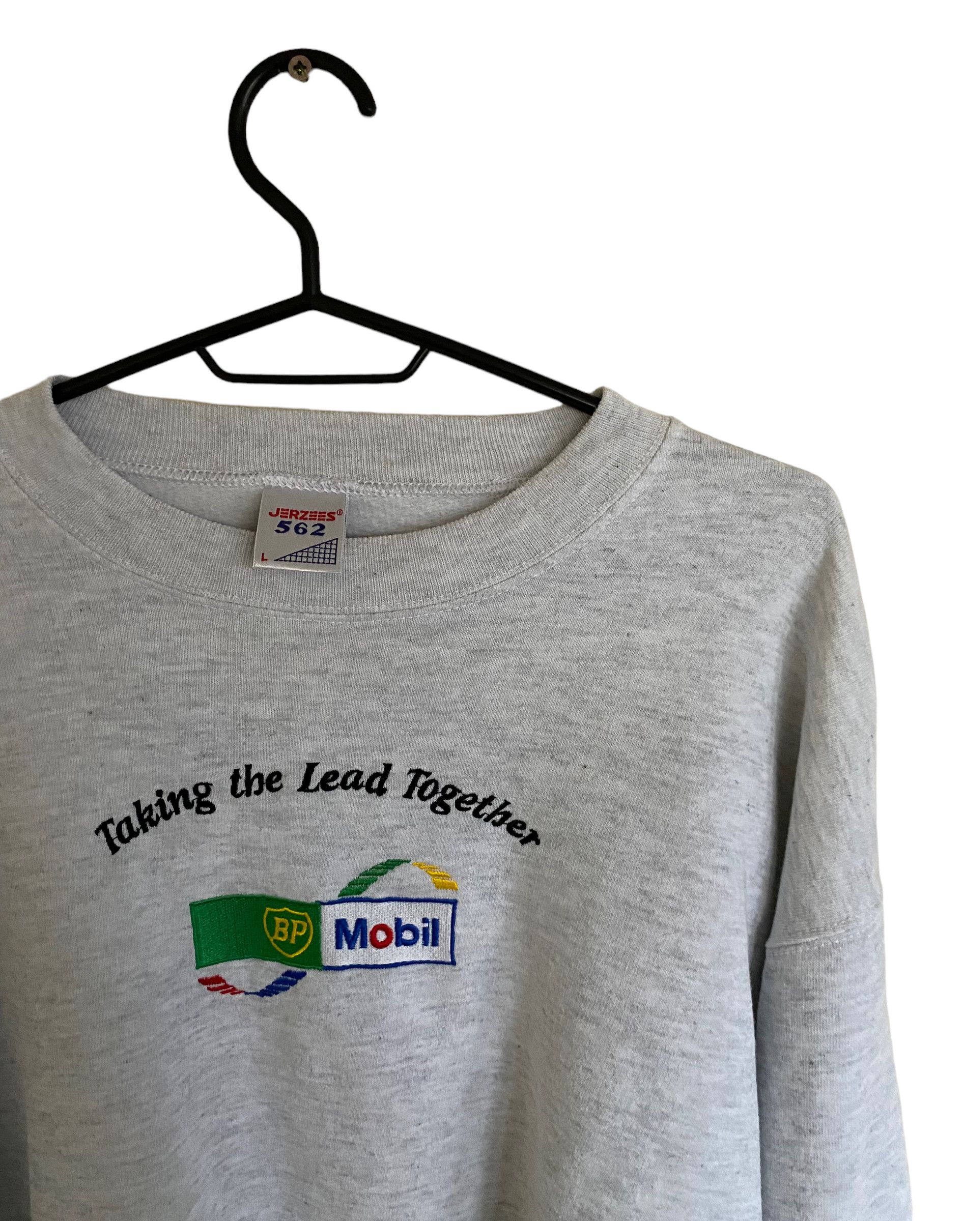 Vintage BP Mobil 90s' vintage crewneck Size US L / EU 52-54 / 3 - 3 Thumbnail