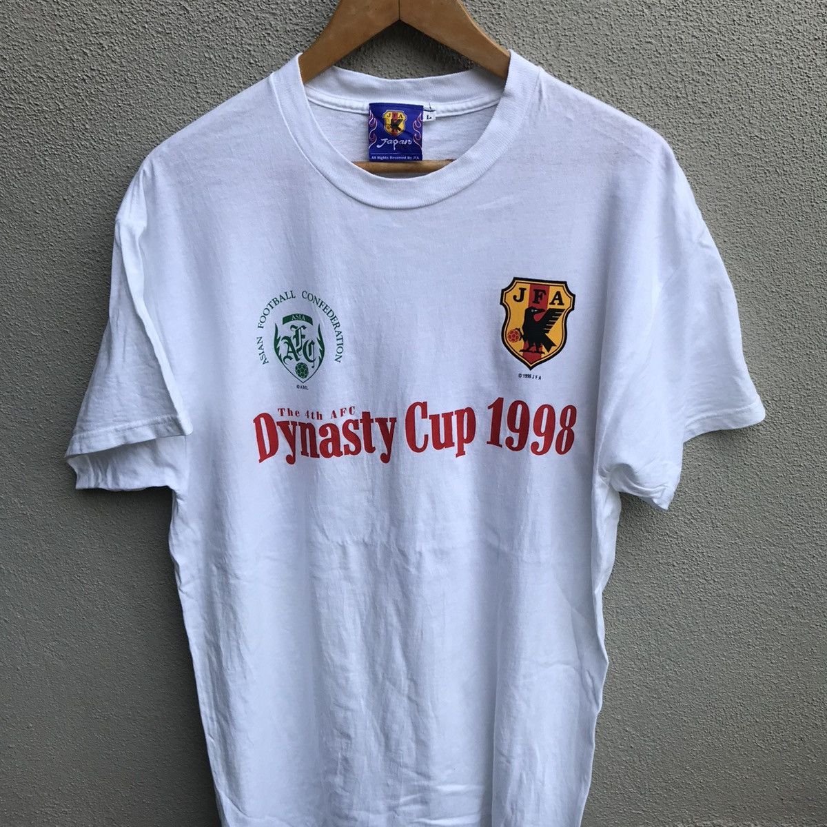 Vintage Vintage 90s JAPAN fa Dynasty cup football tee Size US L / EU 52-54 / 3 - 2 Thumbnail