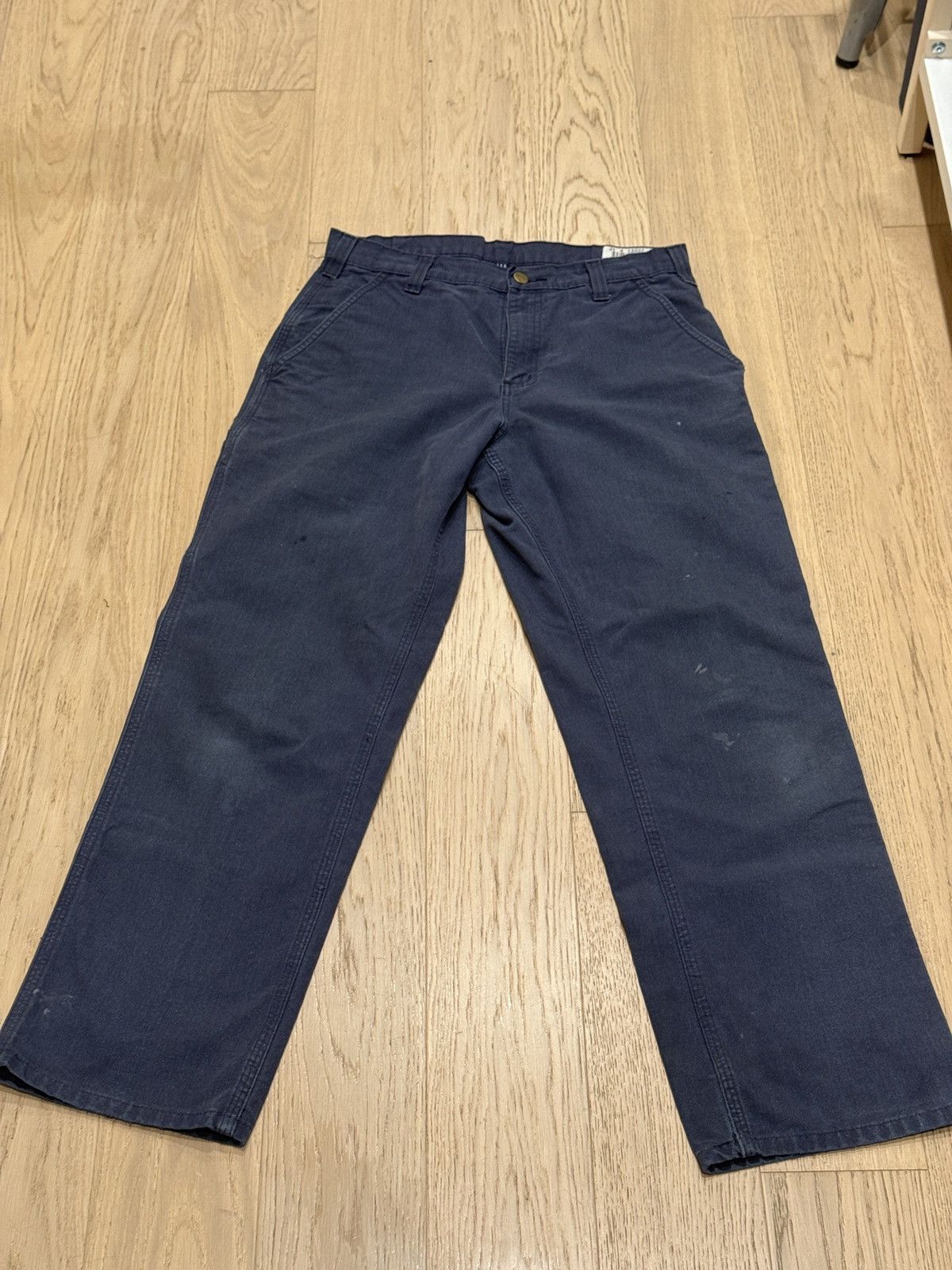 Carhartt 1980s Carhartt Blue Work Pants (Tagged for Rental Only) Size US 32 / EU 48 - 1 Thumbnail