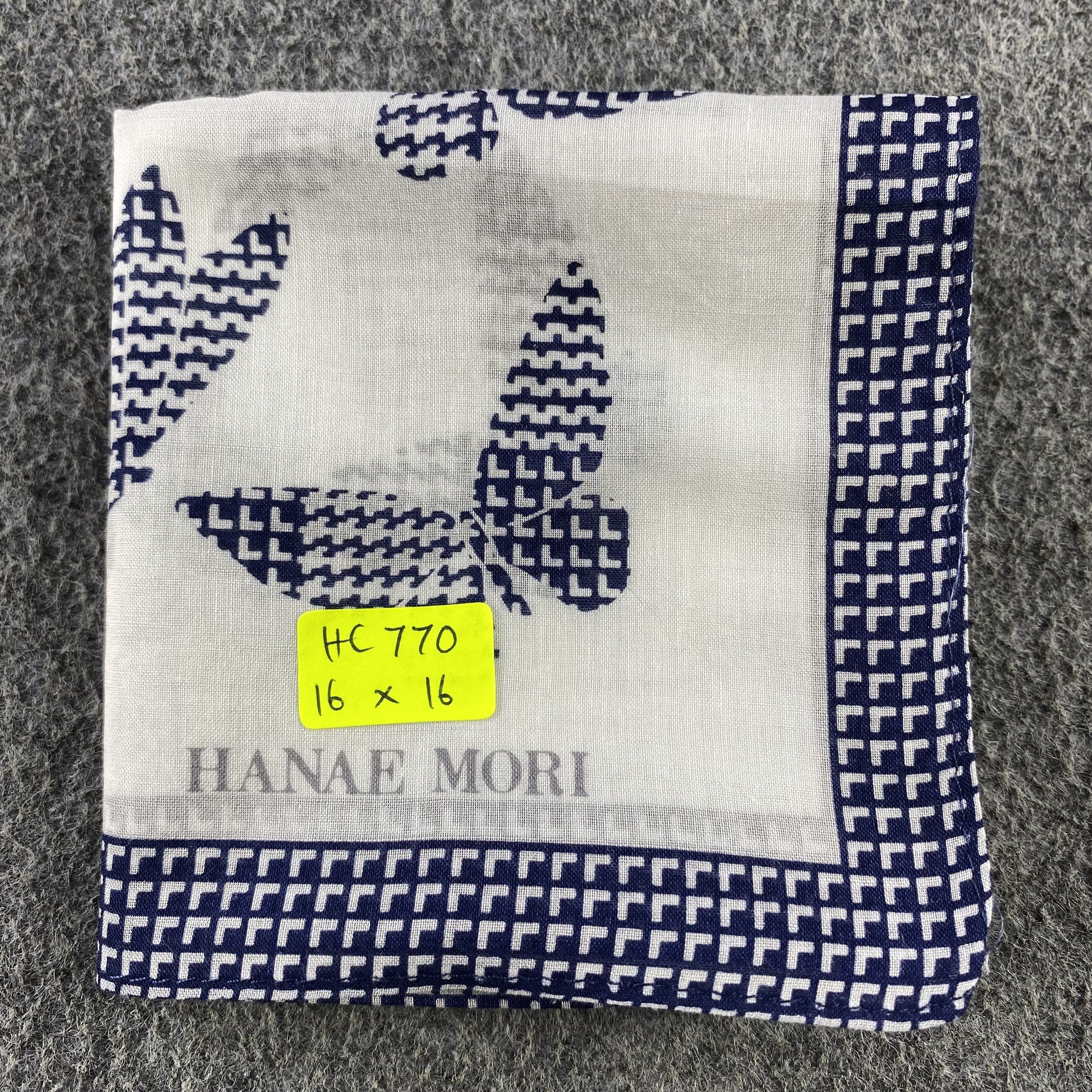 Hanae Mori Hanae Mori Handkerchief/Neckerchief/Bandana HC770 Size ONE SIZE - 5 Thumbnail